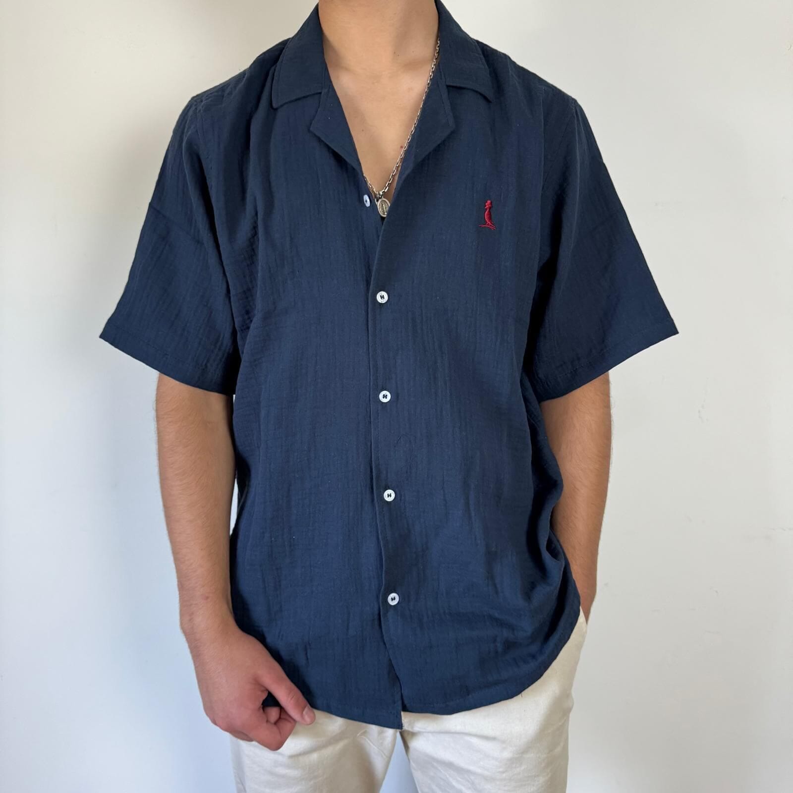 Camisa muselina m/corta