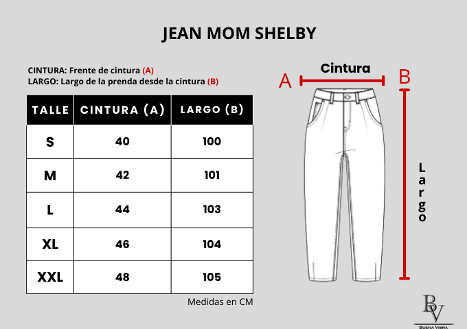 Guía de talles de