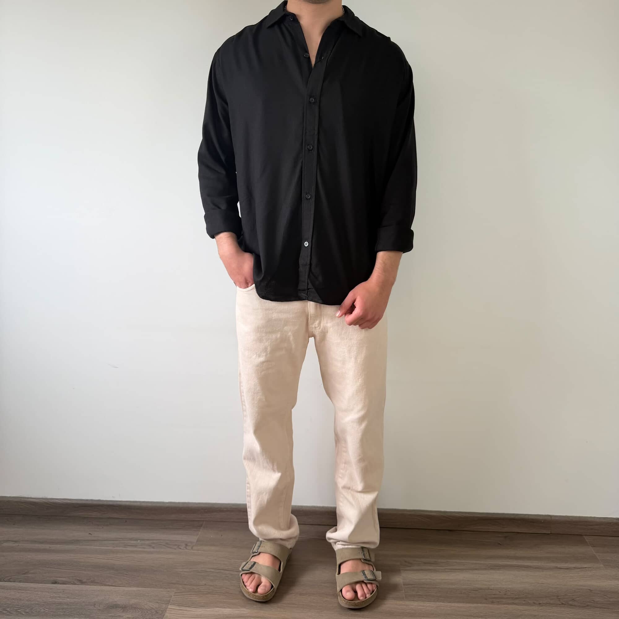 Camisa Manga Larga Mao Deko