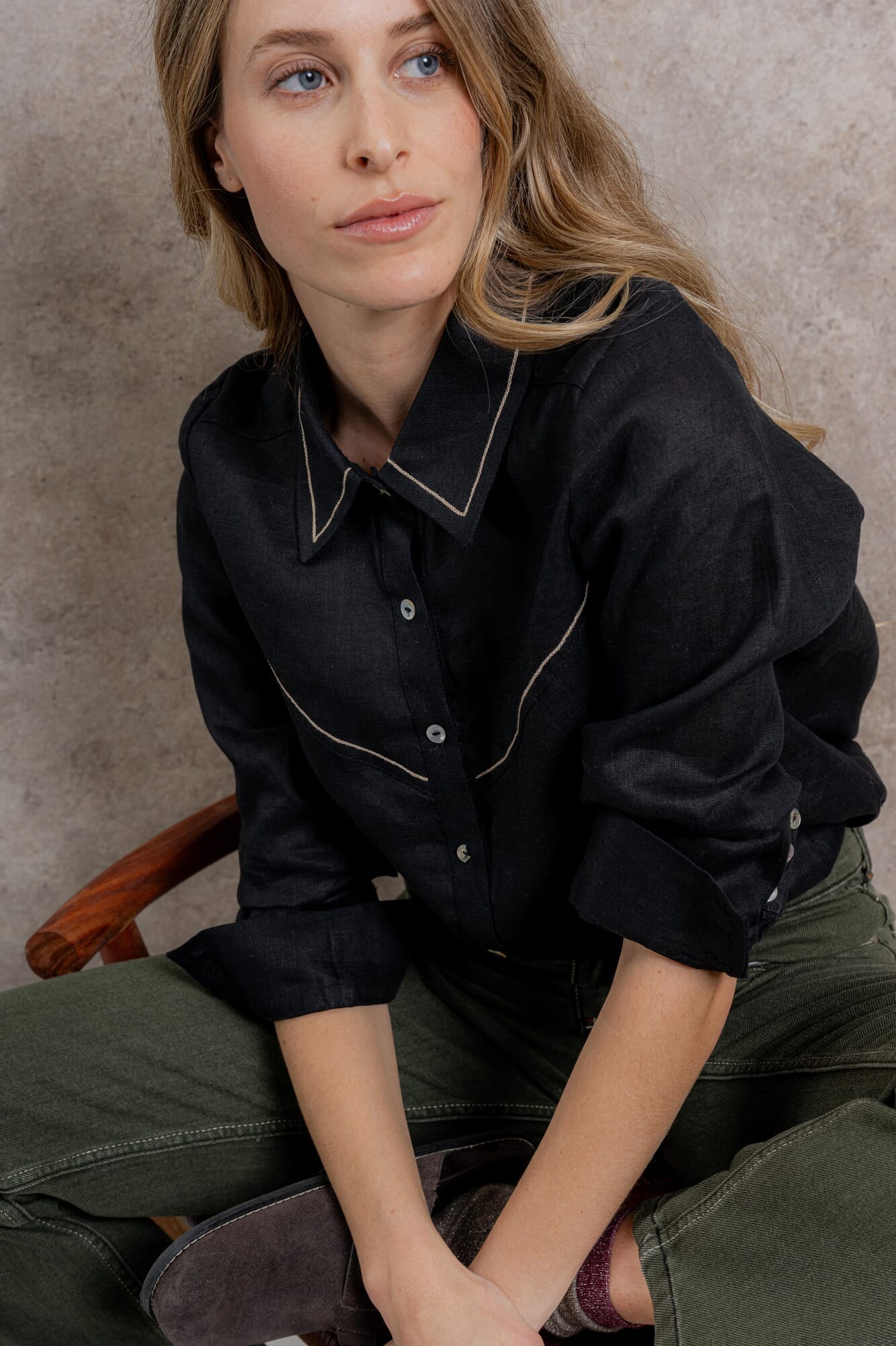Camisa Mara lino