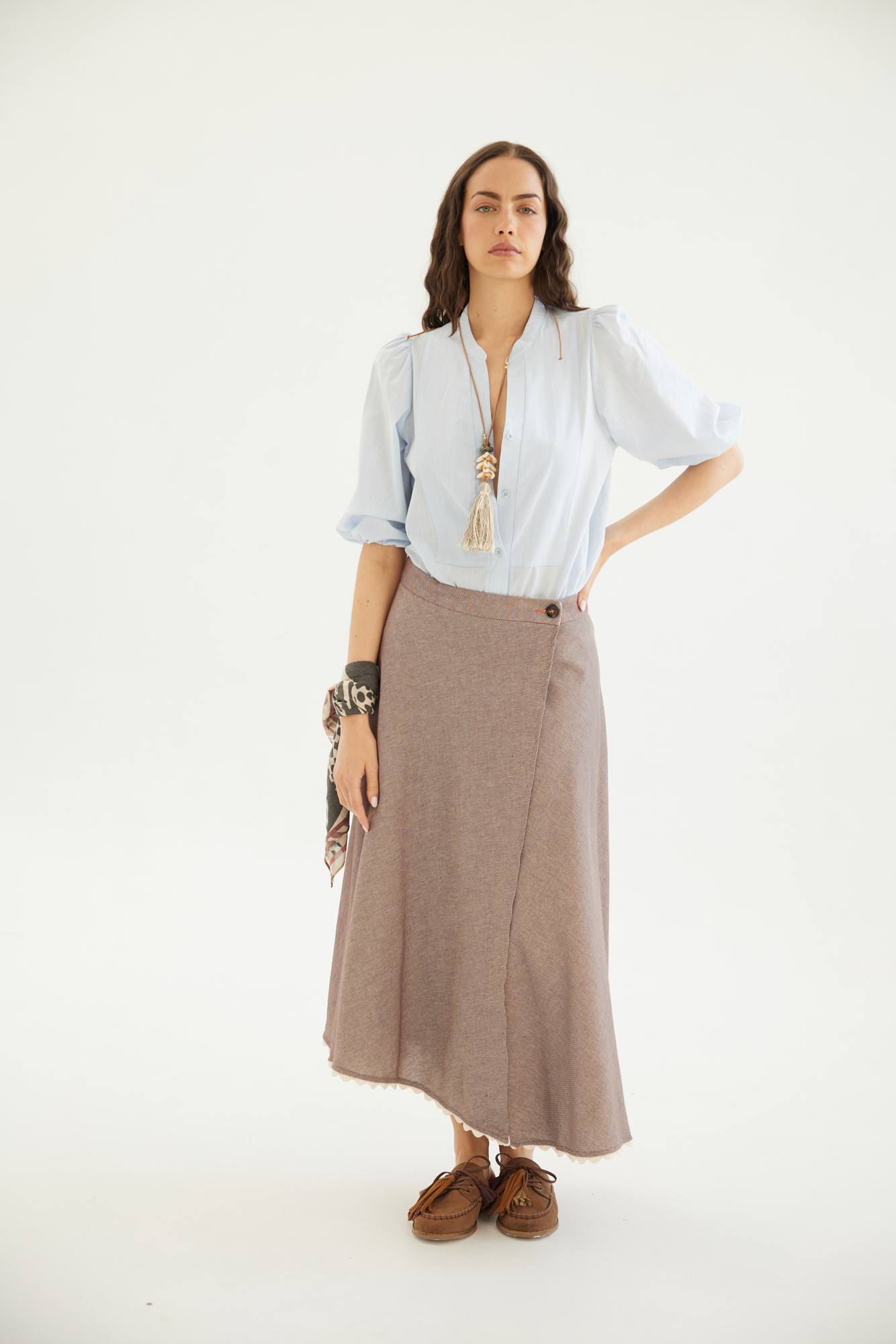 Falda Picot