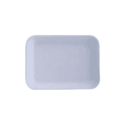 Bandeja de espuma para alimentos 18 cm × 11 cm (descartable)