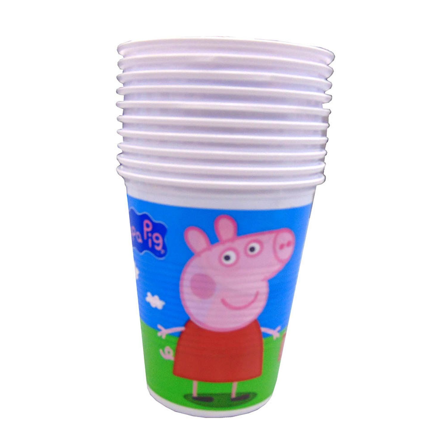Vasos Peppa Pig (x10 unidades)