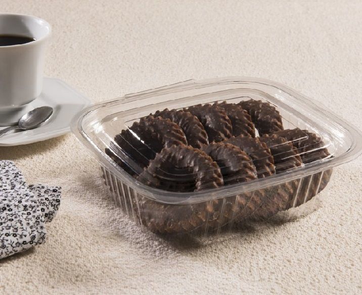 Estuche para alimentos rectangular con tapa 700 ml (15.7x13x4cm)