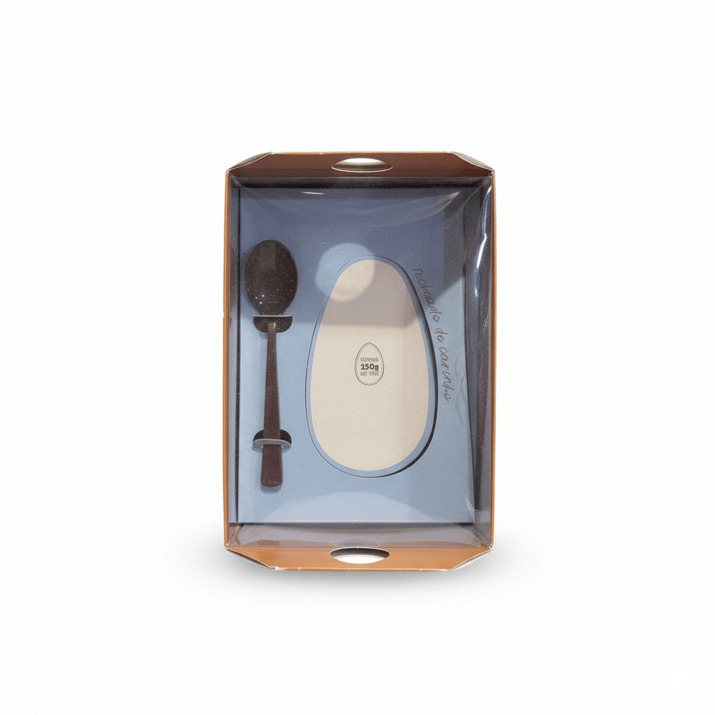 Caja Cesta para Medio Huevo de Chocolate 250 g