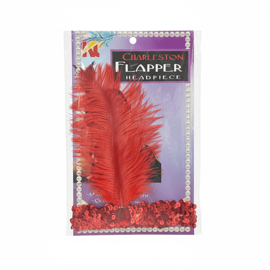 Vincha de Plumas para Disfraces y Fiestas