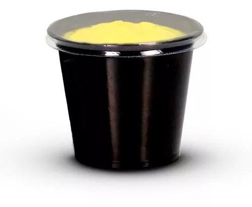 Pote mini para salsas con tapa color negro 60 ml (4,8x4,5 cm)