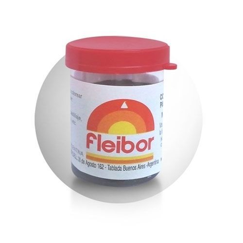 Color En Pasta Plateado Fleibor 15gr.