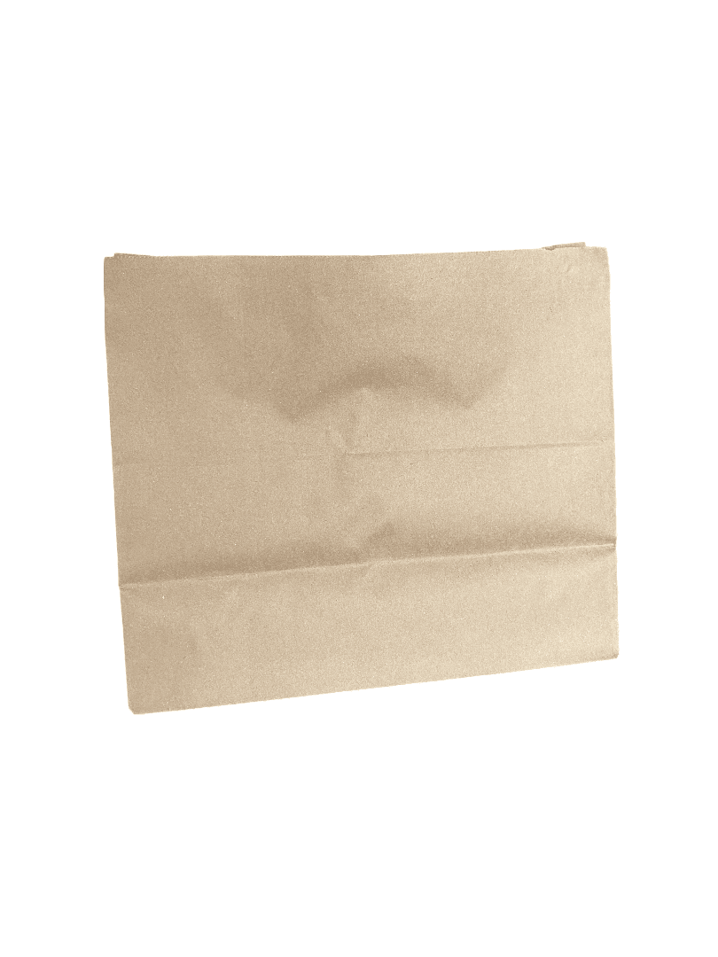 Bolsa de papel kraft marrón 32 × 28 × 16 cm