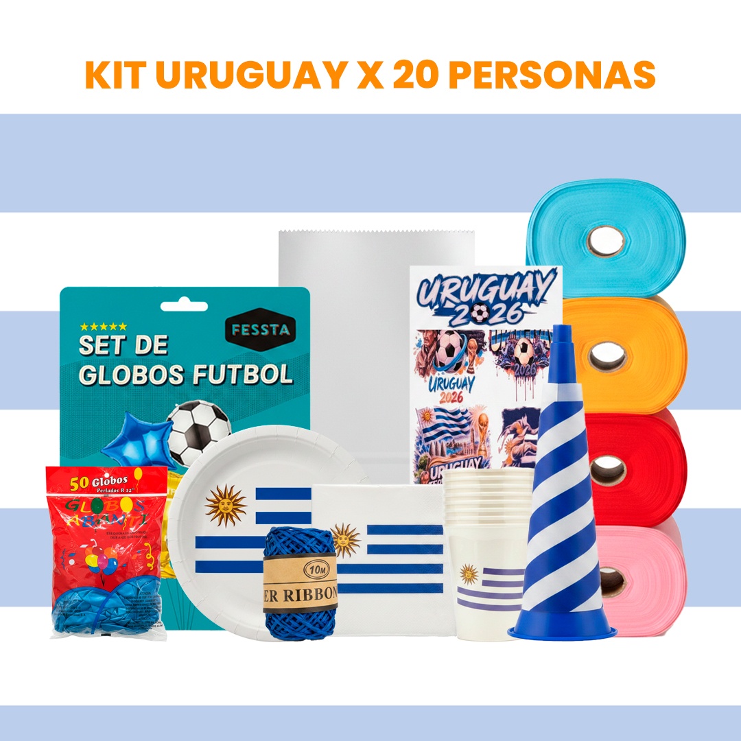 Kit de Uruguay x 20 personas