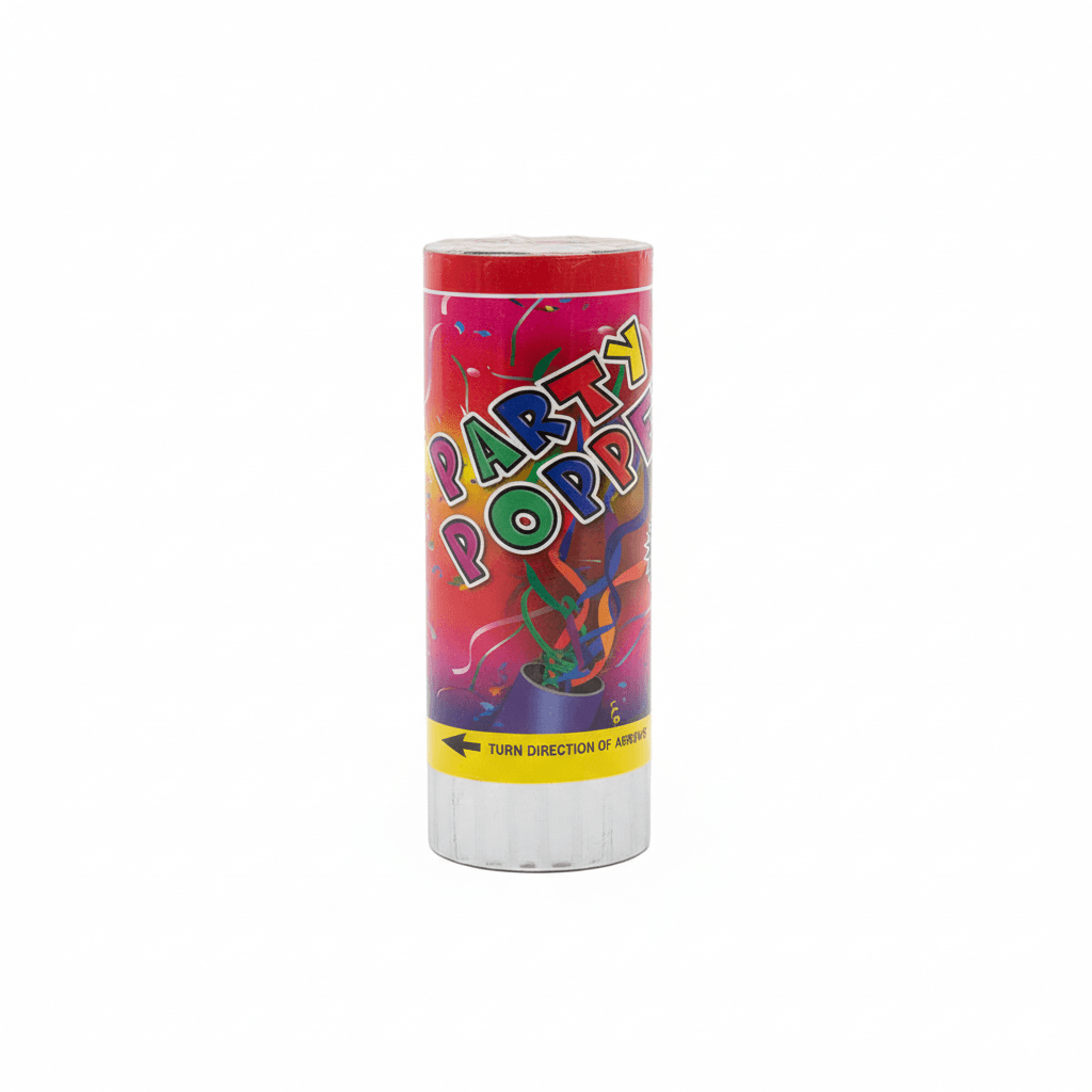 Cañón Lanza Papel Confeti Manual (Tamaño Mini)