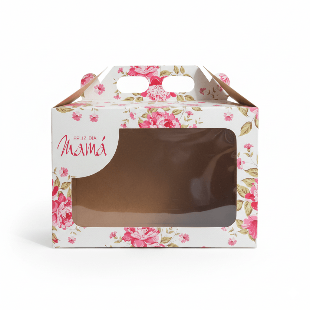Caja con Visor Día de la Madre 14 x 21 x 14 cm