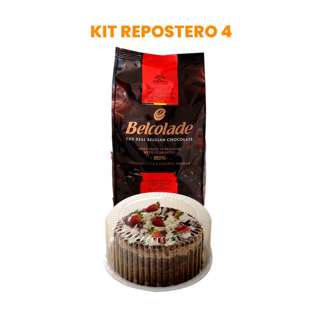 Kit Repostero 4 - Chocolate + Torteras x50u