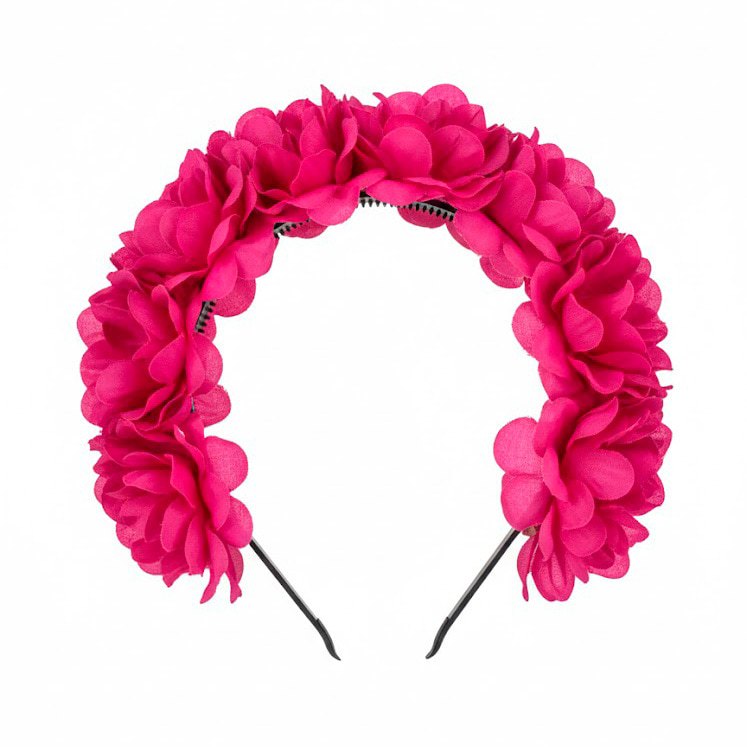 Tiara o Corona de Flores para Eventos/Disfraces