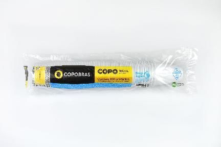 Vaso plástico blanco para bebidas 180 ml