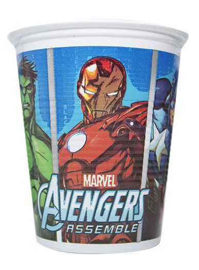 Vasos Plásticos - Avengers
