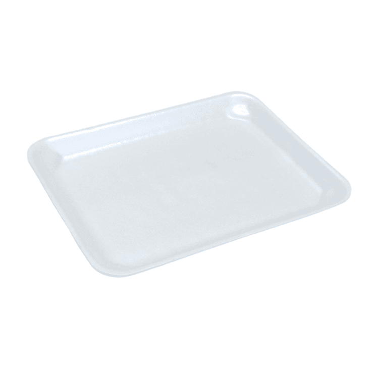 Bandeja de espuma para alimentos 20 cm × 29 cm (descartable)