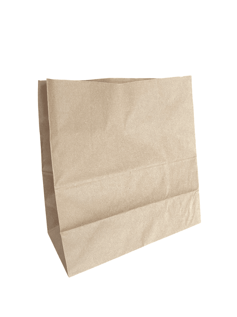 Bolsa de papel kraft marrón 32 × 40 × 11 cm