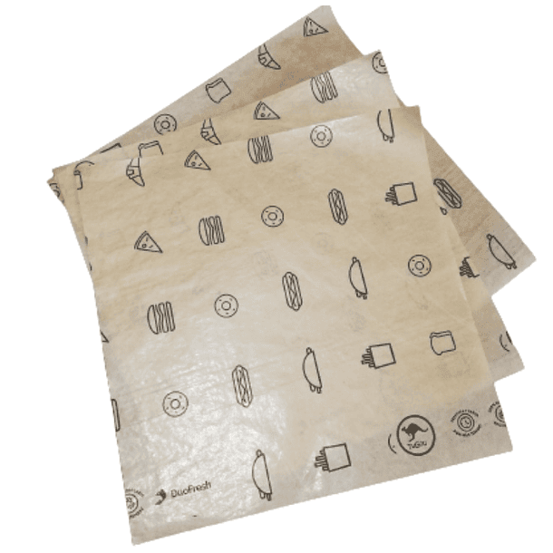 Papel Duofresh Premium Kraft -  33cm x 37cm - 1000 u