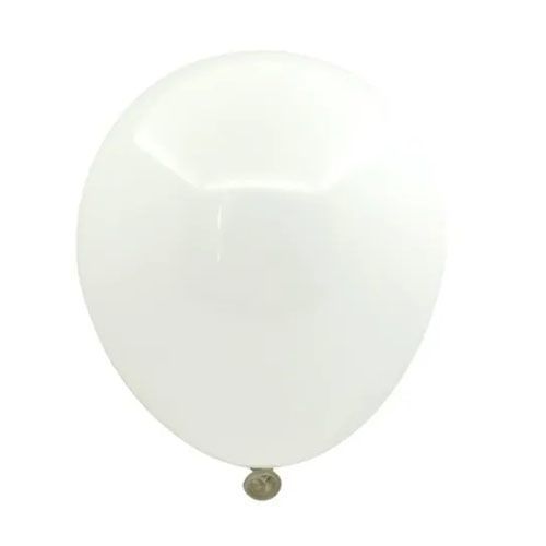 Globo Clásico Blanco x 50 unidades R10
