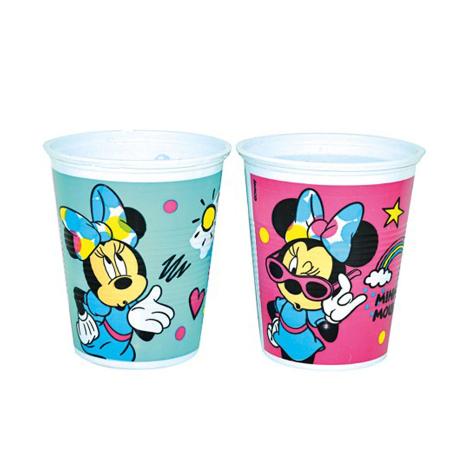 Vasos Plásticos - Minnie Mouse