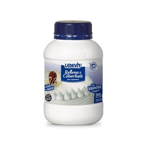 Ledevit Relleno y Cobertura Sabor Vainilla 1KG.