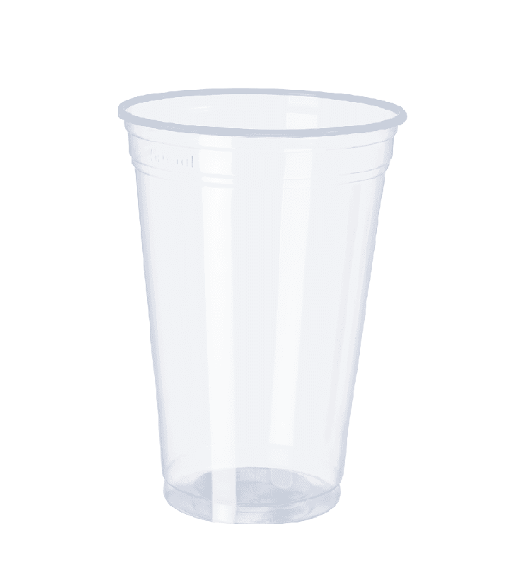 Vaso plástico transparente para bebidas 500 ml (x50 unidades)