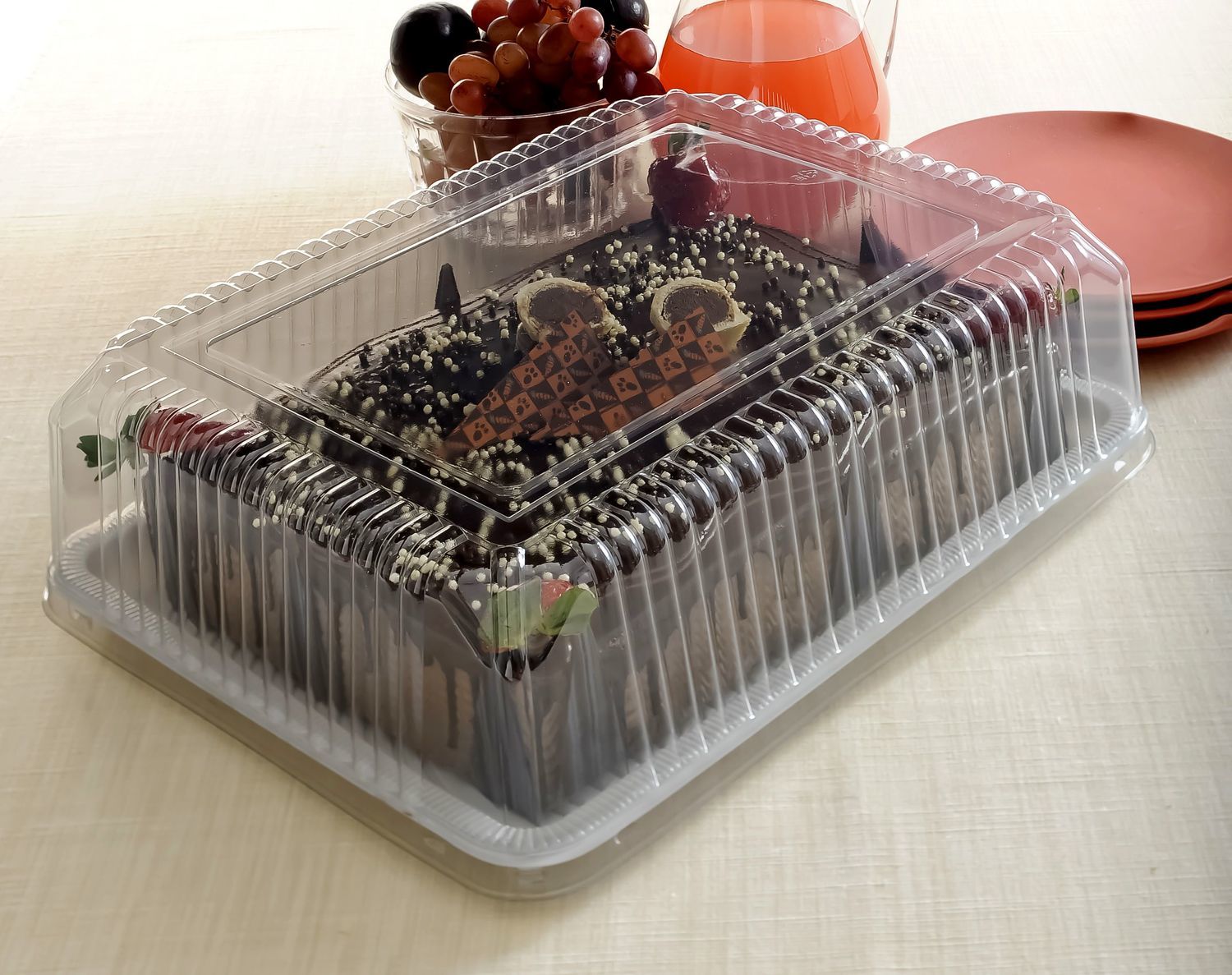 Tortera G70Mne Torta Rectangular Grande Base Negra