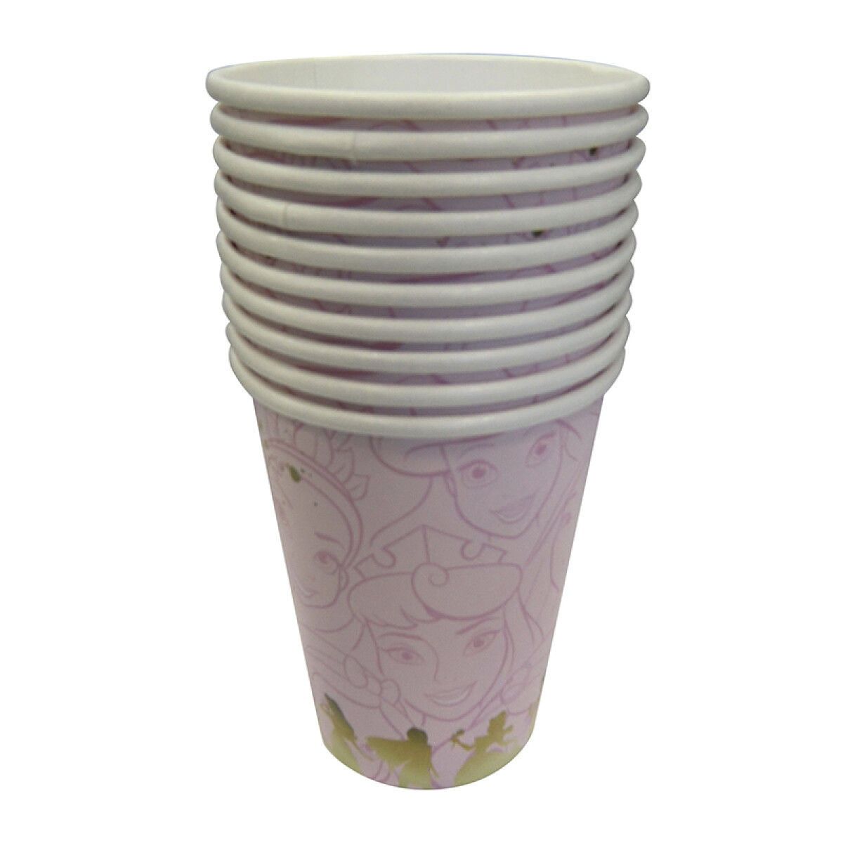 Vasos Princesas (x10 unidades)