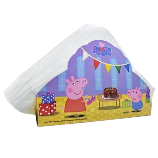 Servilleteros Peppa Pig (x15 unidades)