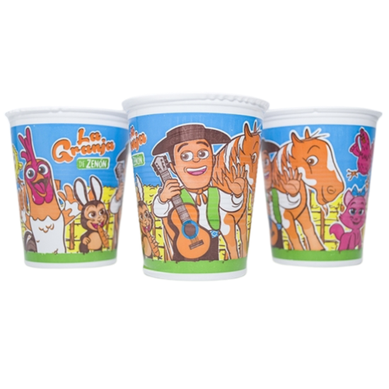 Vasos La Granja de Zenon (x10 unidades)