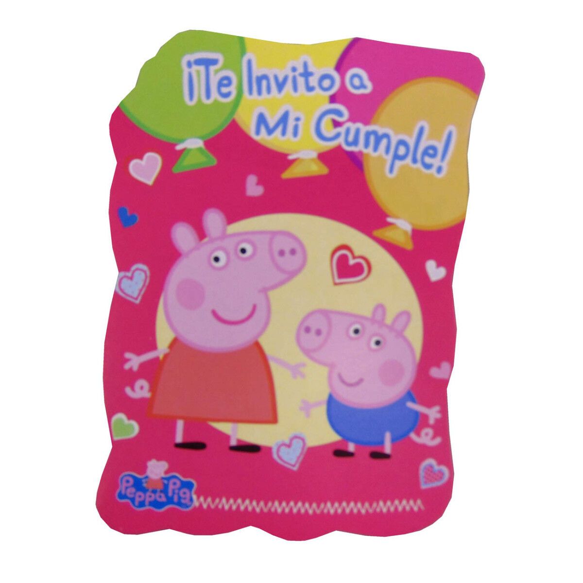 Invitaciones Peppa Pig (x10 unidades)
