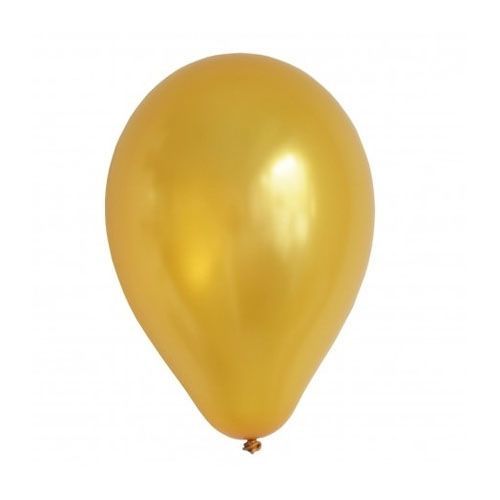 Globo Perlado Dorado x 50 unidades R12