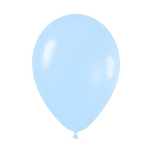 Globo Pastel Celeste x 50 unidades R12