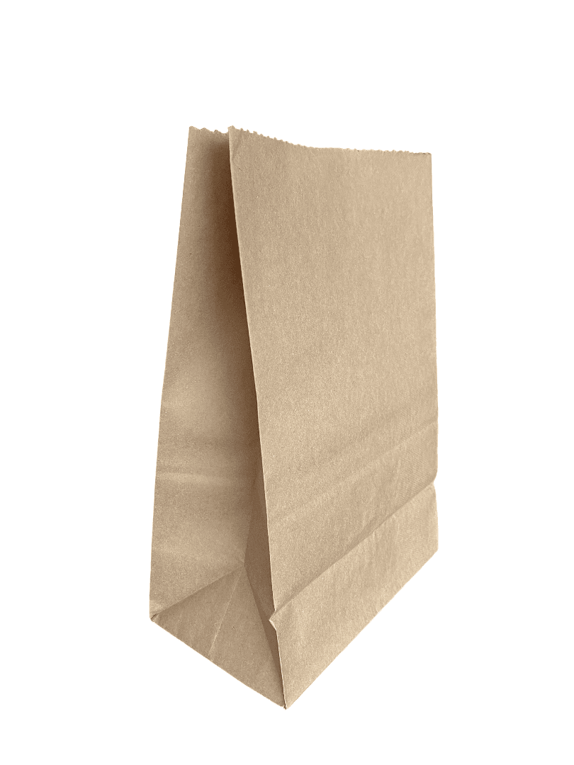 Bolsa de papel kraft marrón 22 × 34 × 14 cm
