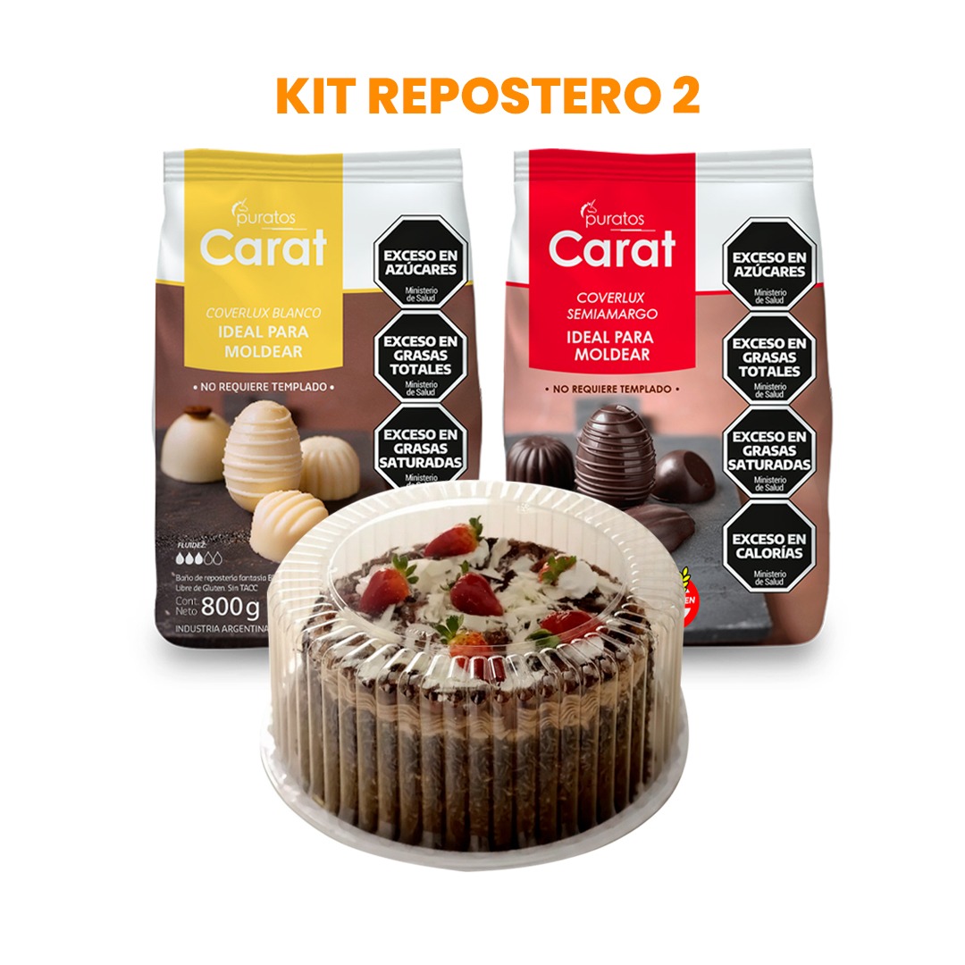 Kit Repostero 2 - Chocolates + Torteras x50u