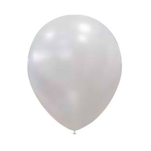 Globo Perlado Blanco x 50 unidades R12