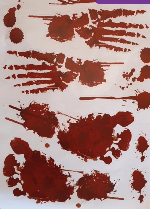 Stickers con Sangre – Halloween