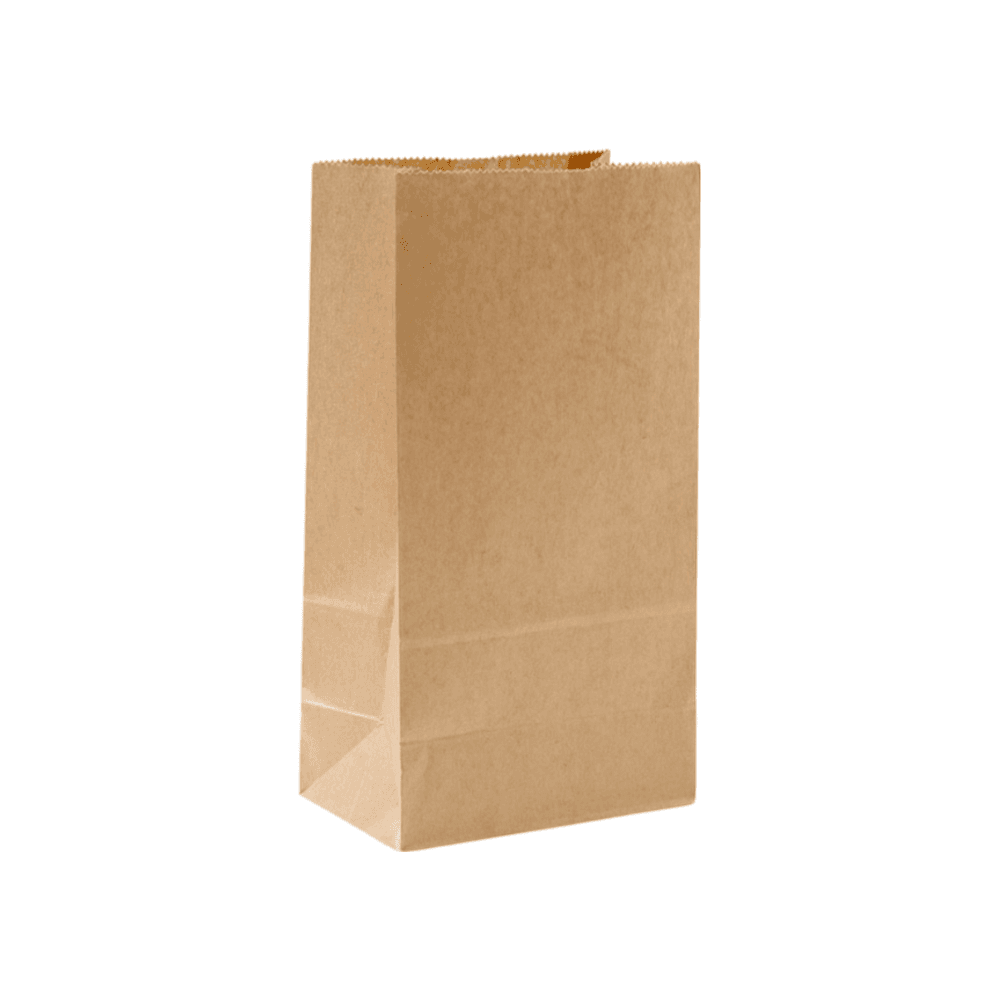 Bolsa de papel para bizcochos kraft marrón Nº 3 – 15,5 × 27 cm