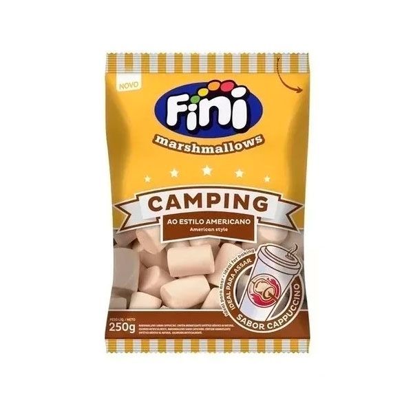 Marshmallow camping cappuccino 250grs
