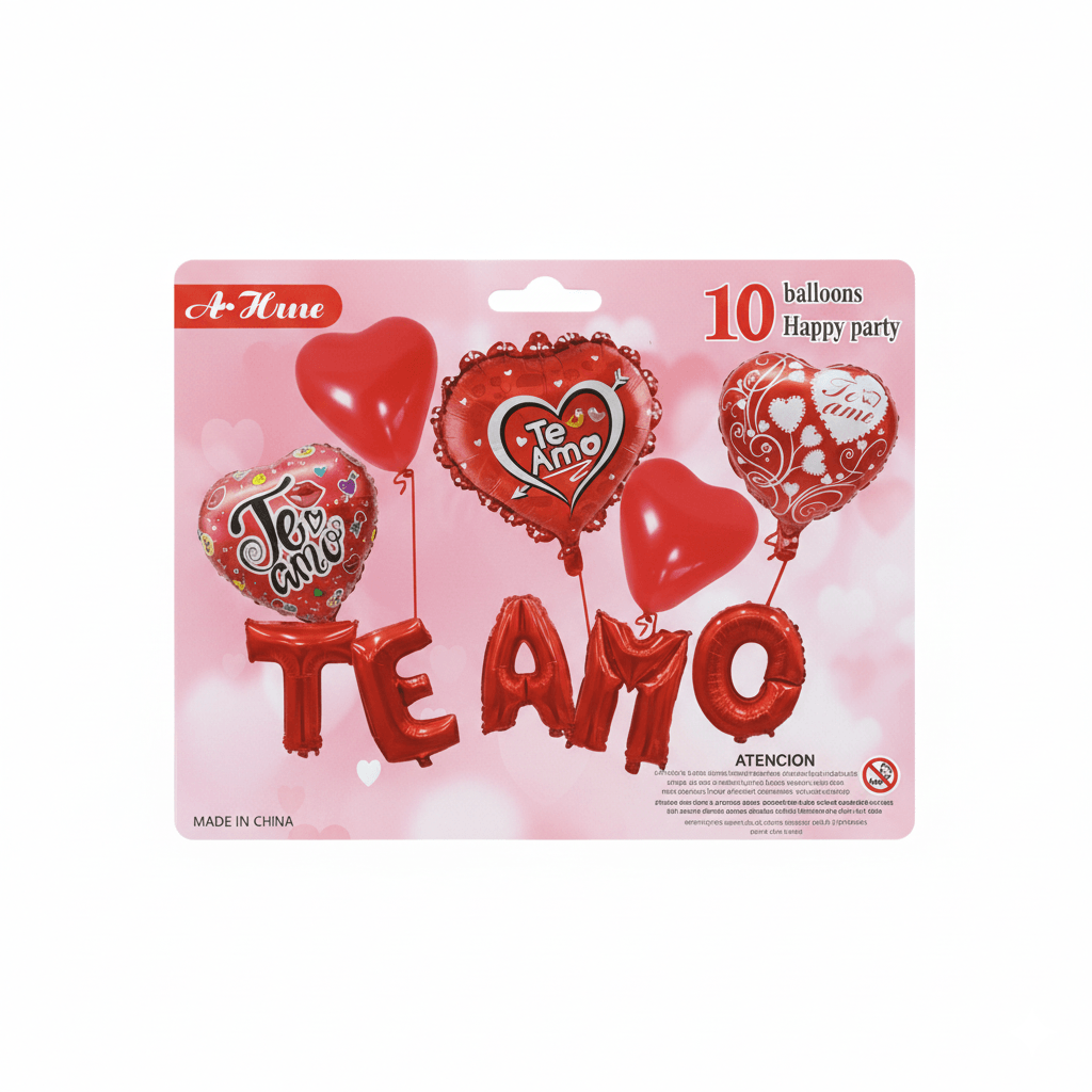 Cartel de Helio “Te Amo” – San Valentín
