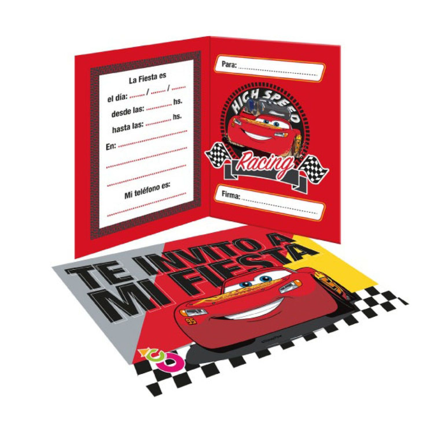 Invitación - Cars