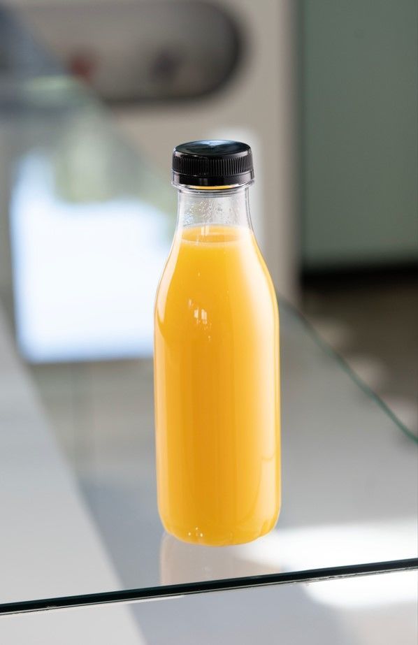Botella para bebidas 500 ml (plástico apto para alimentos)