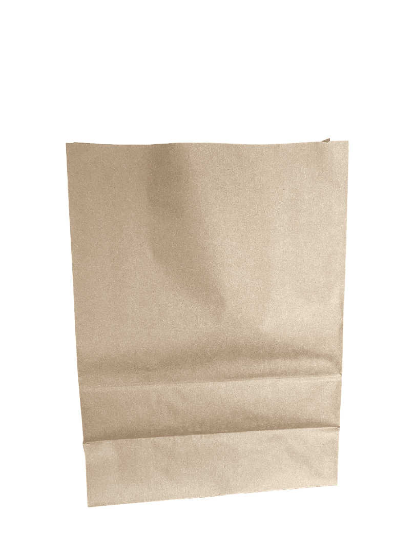 Bolsa de papel kraft marrón 28 × 38 × 15 cm