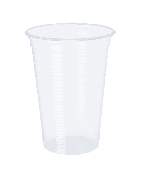 Vaso plástico transparente para bebidas 300 ml (x100 unidades)