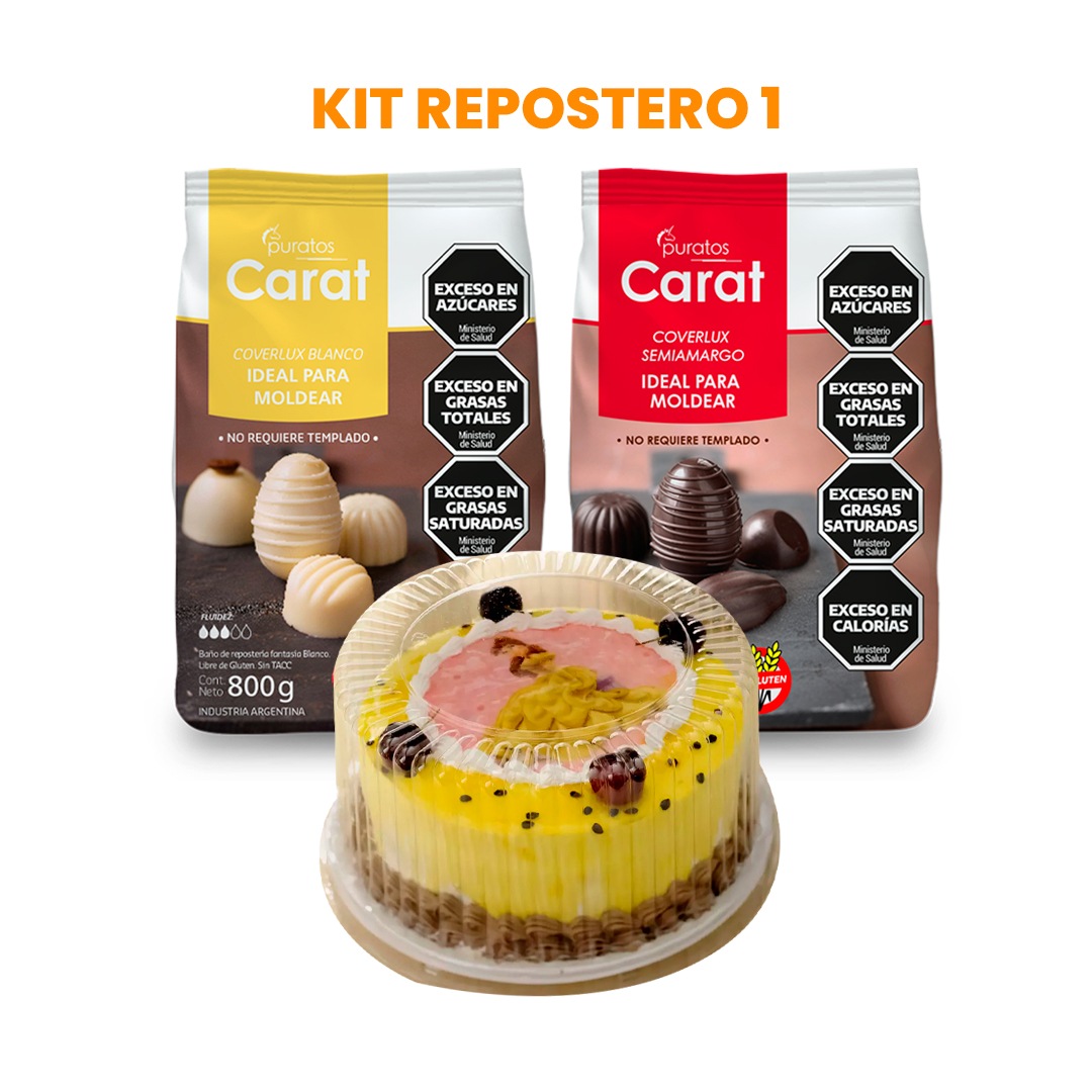 Kit Repostero 1 - Chocolates + Torteras x50u