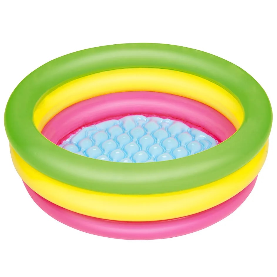 Piscina 3 Anillos con Piso Inflable Chica