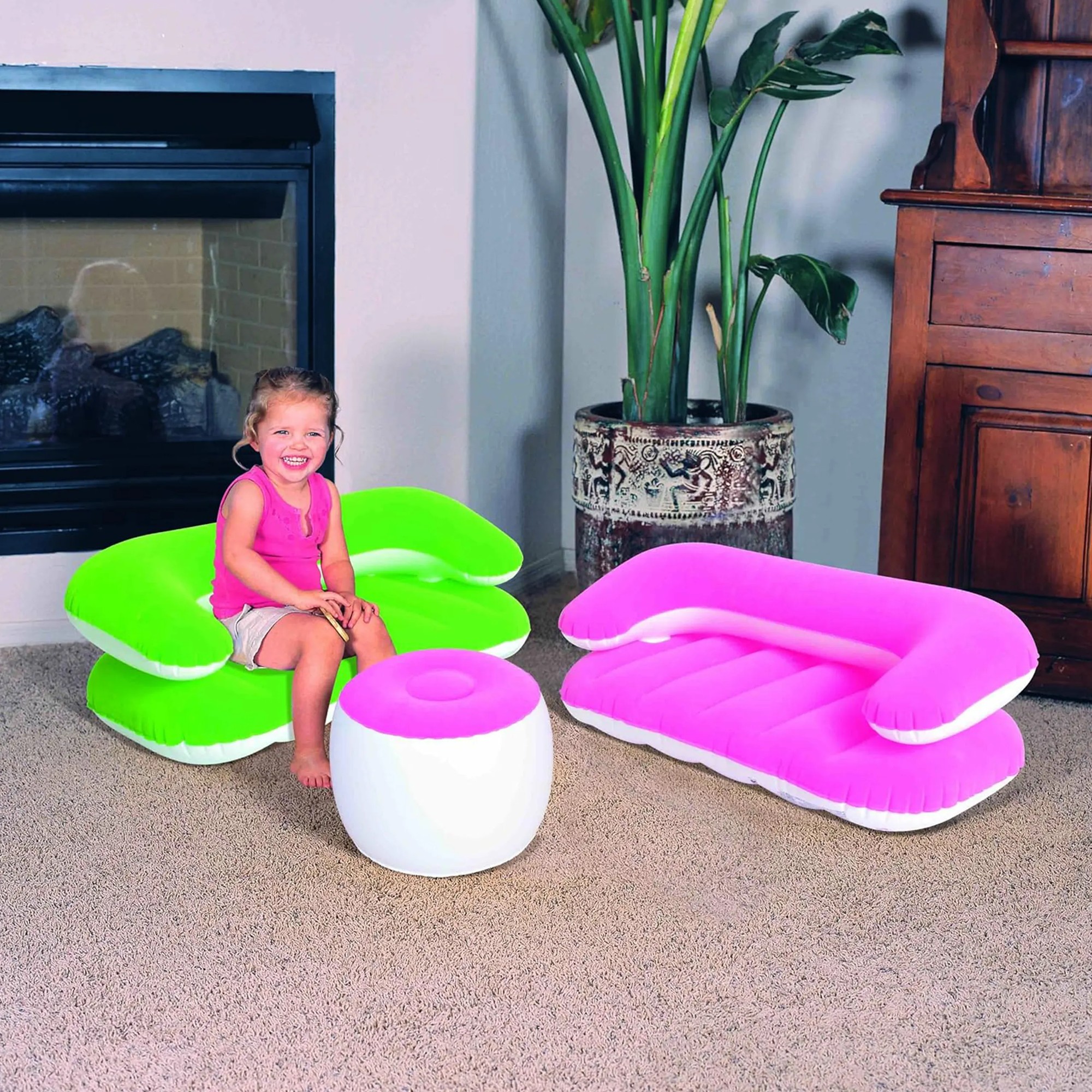 Sillón Infantil Doble Inflable