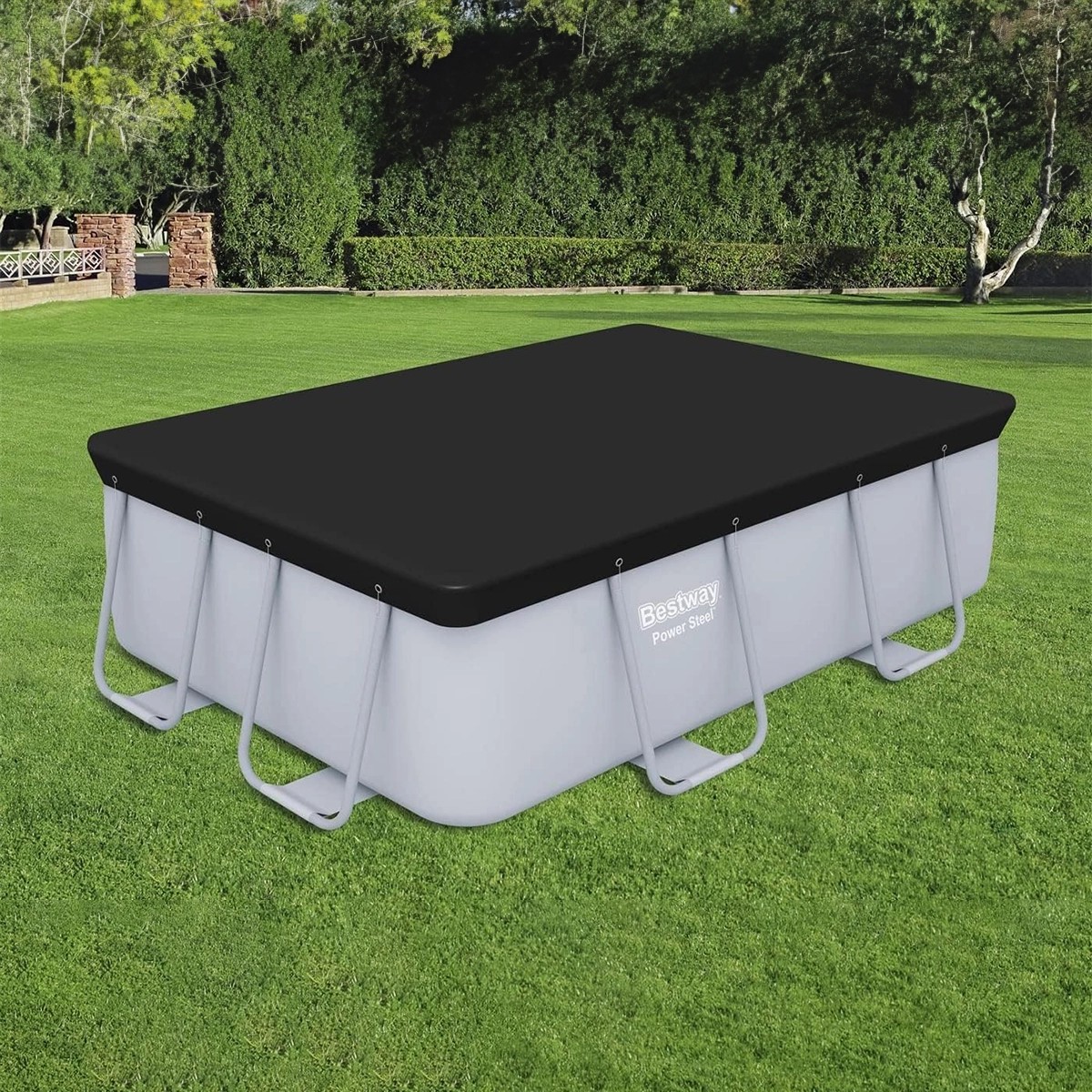 Cobertor Rectangular para Piscina Estructural Premium – 396 x 196 cm
