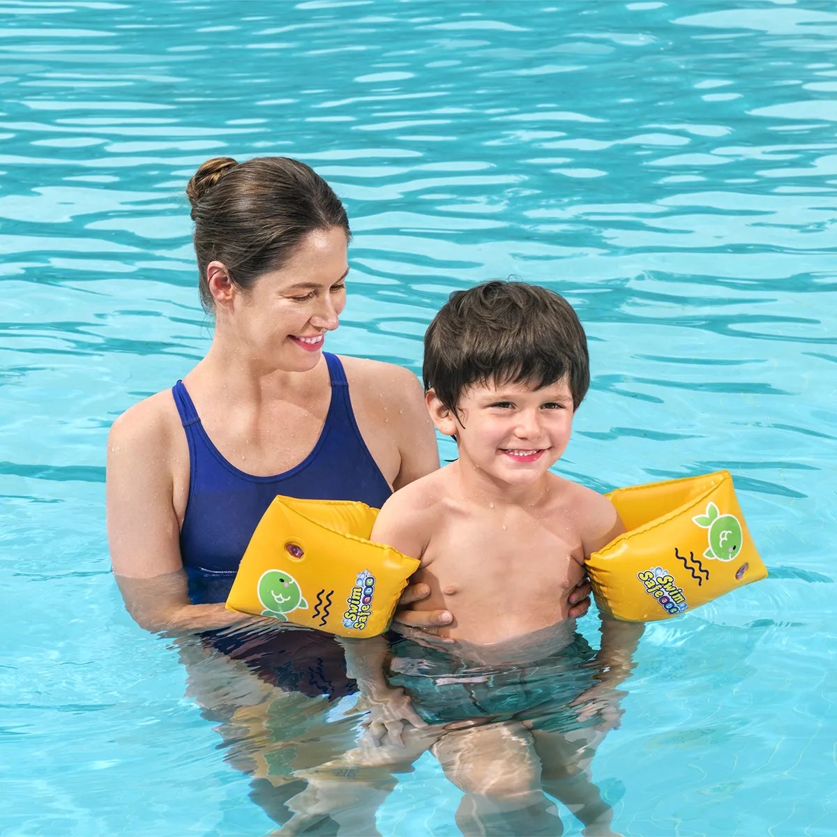 Bracitos Inflables Bestway Swim Safe para Niños